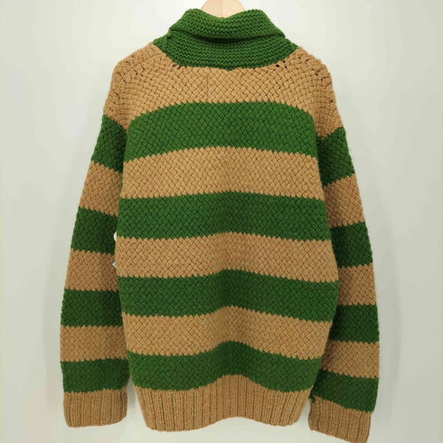 styled by H.S.T ジップアップ ニットジャケット カウチンニット メンズ import:L