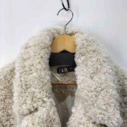 ザラ ZARA ボアピーコート もこもこ レディース JPN:M