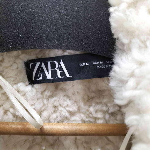 ザラ ZARA ボアピーコート もこもこ レディース JPN:M