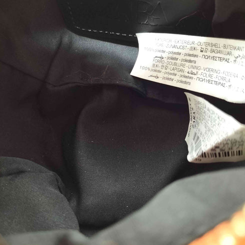 ザラ ZARA フェイクファーハンドバッグ ホーボーバッグ もこもこ レディース M