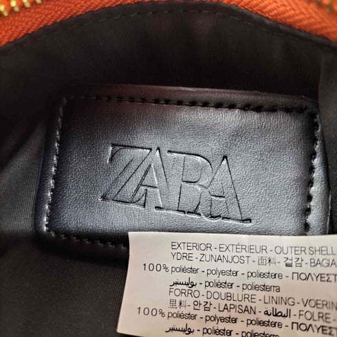 ザラ ZARA フェイクファーハンドバッグ ホーボーバッグ もこもこ レディース M