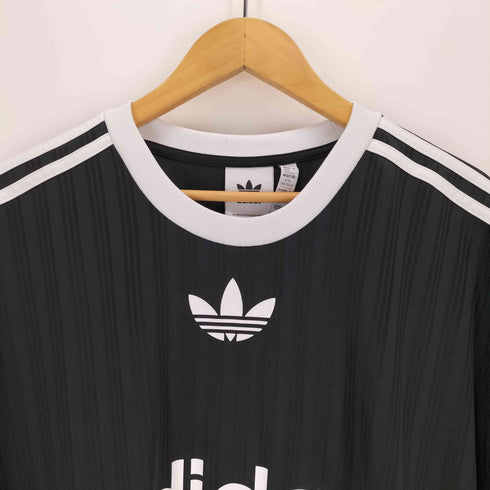 アディダスオリジナルス adidas Originals ホワイト&ブラック ストライプ Tシャツ メンズ xl