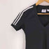 アディダスオリジナルス adidas Originals スリーストライプス Vネック スリム半袖Tシャツ レディース JPN:L