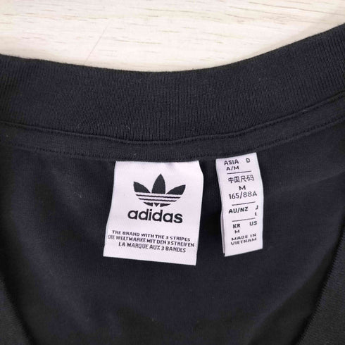 アディダスオリジナルス adidas Originals スリーストライプス Vネック スリム半袖Tシャツ レディース JPN:L