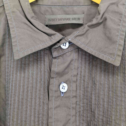 イッセイミヤケメン ISSEY MIYAKE MEN 90S フロントプリーツシャツ 製品染 メンズ 3