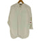 マーガレットハウエル MARGARET HOWELL 20AW オックスフォード ラウンドカット バンドカラー シャツ レディース JPN:1