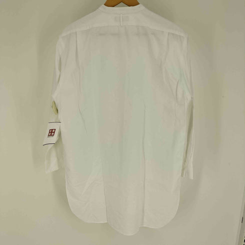 マーガレットハウエル MARGARET HOWELL 20AW オックスフォード ラウンドカット バンドカラー シャツ レディース JPN:1