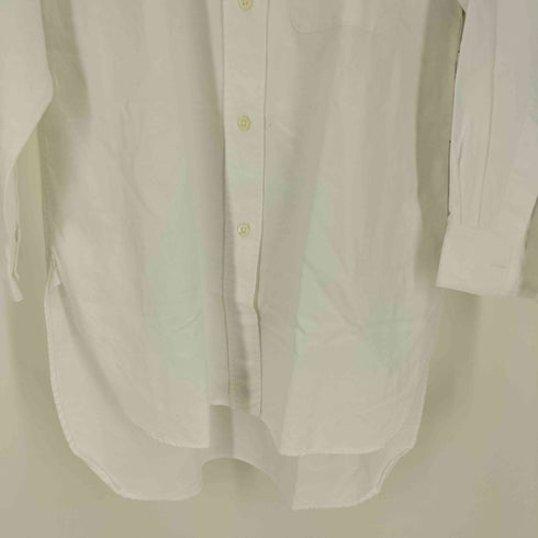 マーガレットハウエル MARGARET HOWELL 20AW オックスフォード ラウンドカット バンドカラー シャツ レディース JPN:1