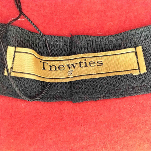 トゥエンティーズ Tnewties レッド ウール ブレンド ハット レディース FREE