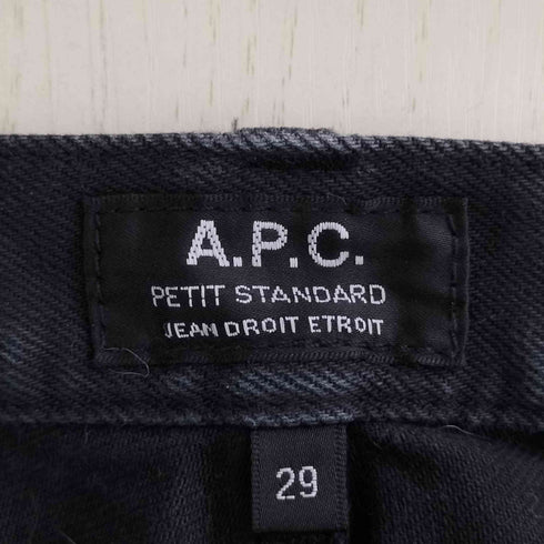 アーペーセー A.P.C. マカオ製 ストレッチ テーパード デニムパンツ メンズ 29