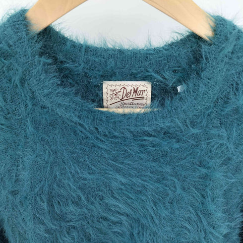 DEL MAR sportswear 70s SHORT HAIR CREW SWEATER モヘア ラグランスリーブ セーター メンズ