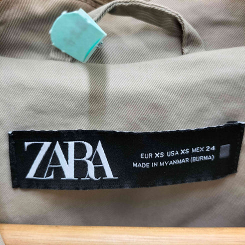 ザラ ZARA BELTED TRENCH COAT レディース XS