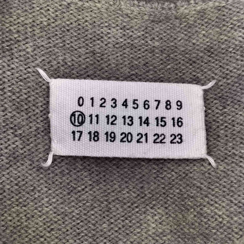 マルタンマルジェラ Martin Margiela ここのえタグ ショールカラーニット メンズ