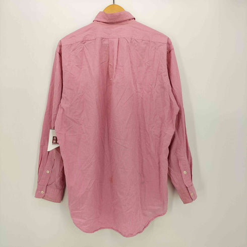 ラルフローレン RALPH LAUREN BLAKE ポニー刺繍 チェック柄 ボタンダウン L/S シャツ メンズ import:M