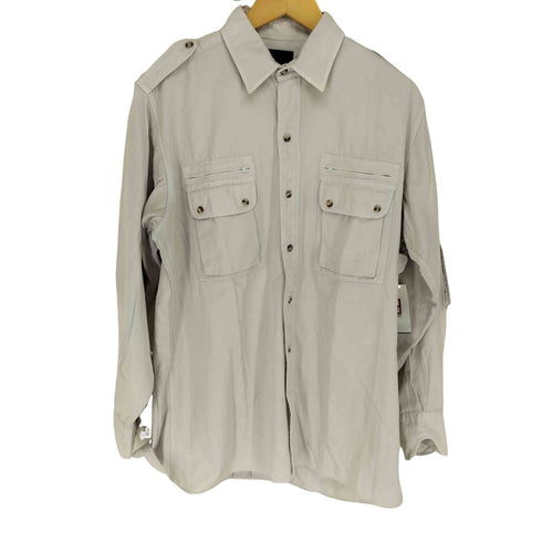 アバクロンビーアンドフィッチ Abercrombie & Fitch 80s エポレット付きフィッシングシャツ メンズ JPN:L