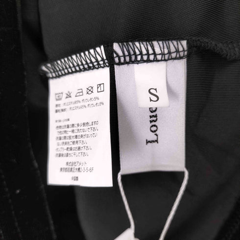 ルエレ Louere バックオープンベロアトップス レディース JPN:S