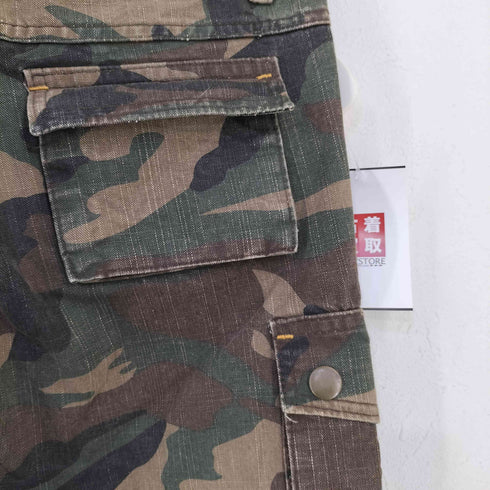 REVIEW JEANS ローライズ ダブルニー カモフラカーゴパンツ y2k レディース JPN:M
