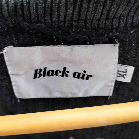 Black air 刺繍デザイン L/S コーデュロイベースボールシャツ メンズ import:XL