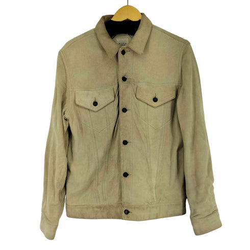 ミダ M.I.D.A sheep suede jean jacket スウェードレザートラッカージャケット メンズ import:XL