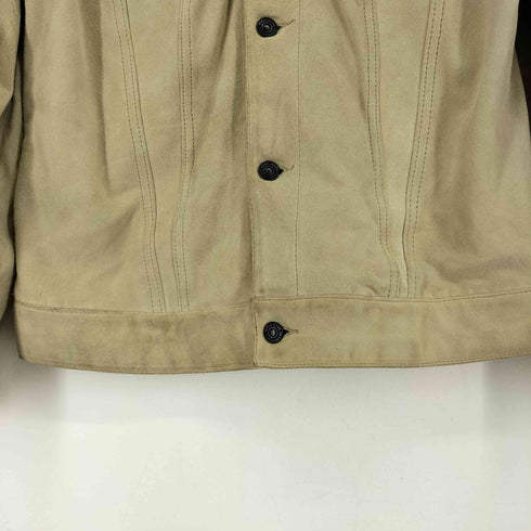 ミダ M.I.D.A sheep suede jean jacket スウェードレザートラッカージャケット メンズ import:XL