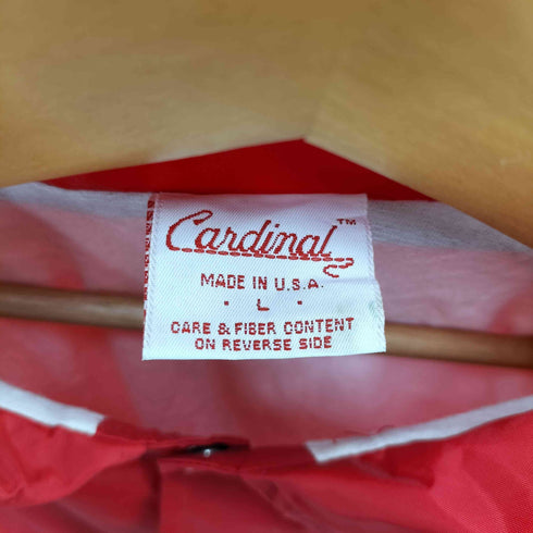 カーディナル Cardinal USA製 コーチジャケット メンズ  L