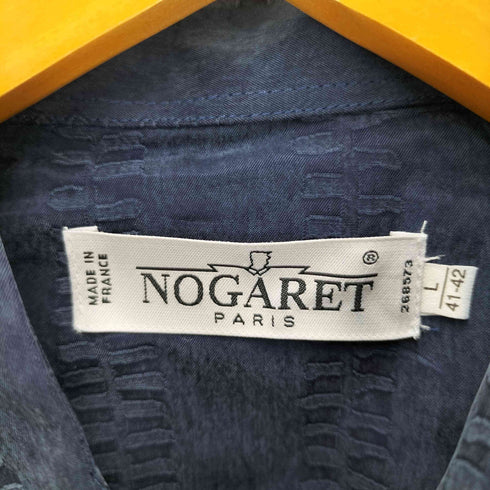 NOGARET 総柄デザインL/Sシャツ メンズ L