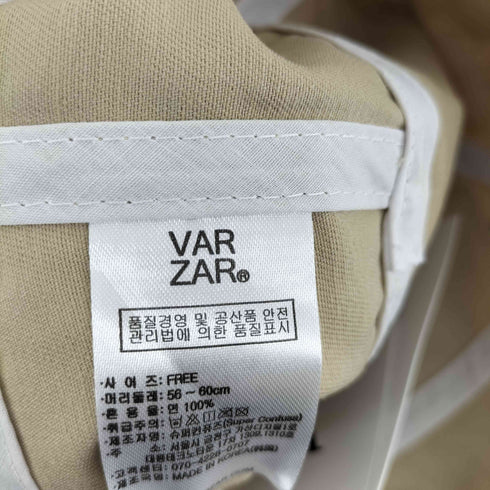 バザール VARZAR Stud drop over fit bucket hat バケットハット レディース FREE 56-58cm