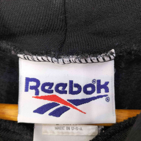 リーボック Reebok USA製 ロゴ プルオーバーパーカー メンズ import:M