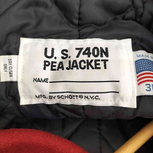 ショット Schott USA製 U.S. 740N PEA JACKET メンズ US:36