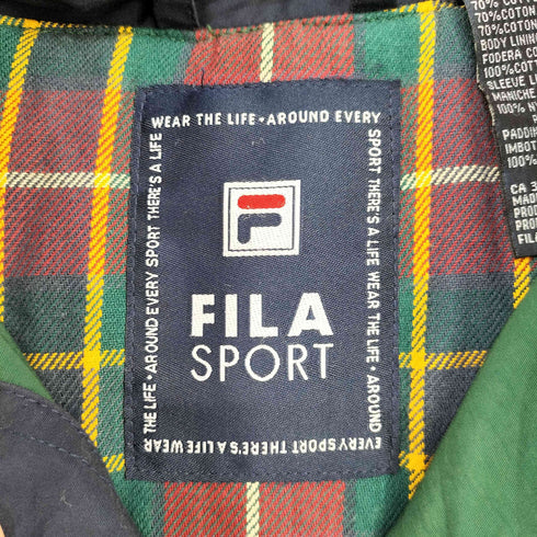 フィラスポーツ FILA SPORTS 香港製 中綿 シェルジャケット メンズ