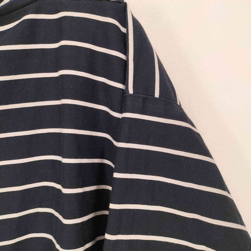 ニューリンスモック NEWLYN SMOCKS ボーダー柄2ポケット L/S TEE メンズ JPN:M