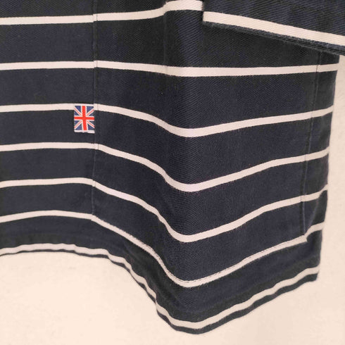 ニューリンスモック NEWLYN SMOCKS ボーダー柄2ポケット L/S TEE メンズ JPN:M
