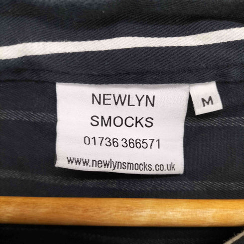 ニューリンスモック NEWLYN SMOCKS ボーダー柄2ポケット L/S TEE メンズ JPN:M