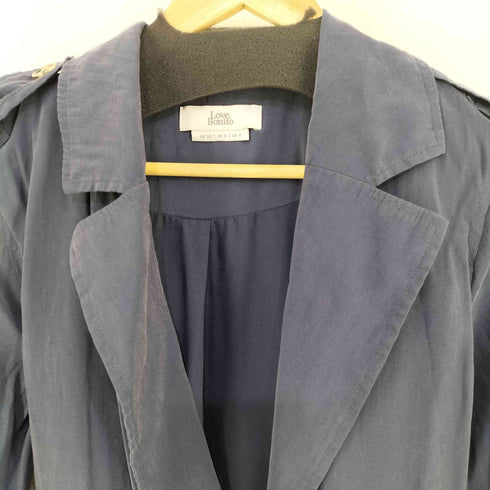 LOVE BONITO マットサテン ベルテッドコート レディース JPN:XS
