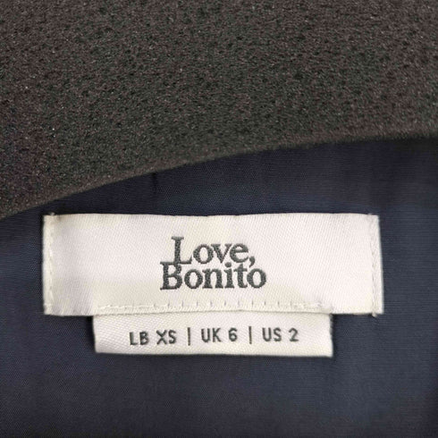 LOVE BONITO マットサテン ベルテッドコート レディース JPN:XS
