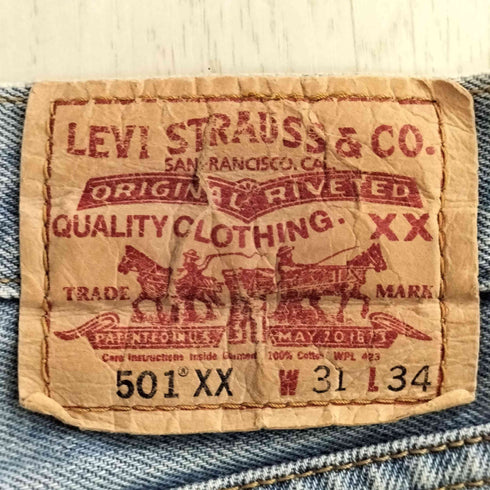 リーバイス Levis コロンビア製 05年製 501XX ボタン裏689 ボタンフライ デニムパンツ メンズ W31/L34