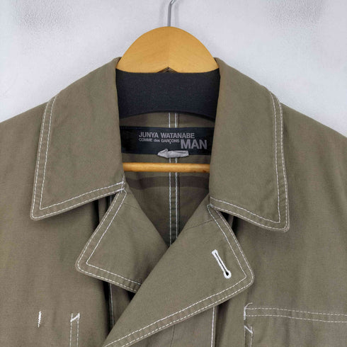 ジュンヤワタナベコムデギャルソンマン JUNYA WATANABE COMME des GARCONS MAN 06SS 解体再構築 ダックキャンバス リバーシブル ピーコート メンズ SS