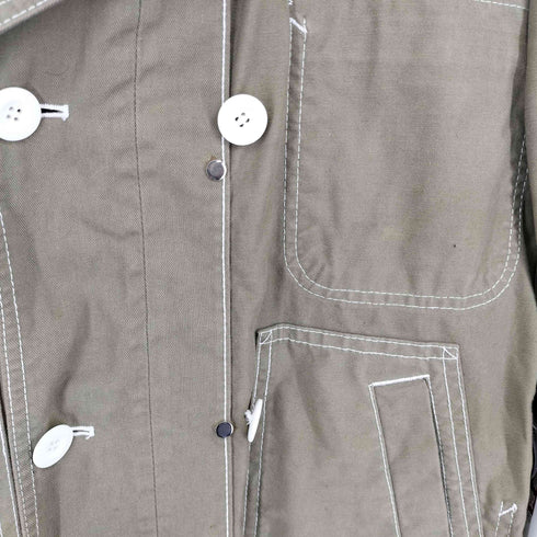 ジュンヤワタナベコムデギャルソンマン JUNYA WATANABE COMME des GARCONS MAN 06SS 解体再構築 ダックキャンバス リバーシブル ピーコート メンズ SS