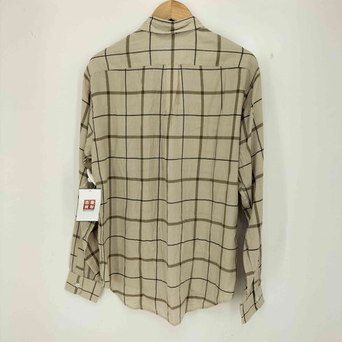 スティーブンアラン Steven Alan レーヨン混 チェック長袖シャツ メンズ JPN:L