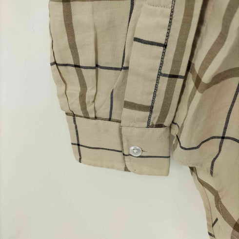 スティーブンアラン Steven Alan レーヨン混 チェック長袖シャツ メンズ JPN:L