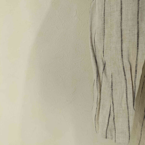 バナナリパブリック BANANA REPUBLIC LINEN DB 2 BUT ダブルブレスト コットンリネン ストライプテーラードジャケット レディース JPN:0