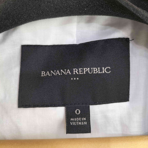 バナナリパブリック BANANA REPUBLIC LONG AND LEAN コットンリネン ペイズリー1Bテーラードジャケット レディース JPN:0