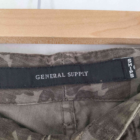 シップスジェネラルサプライ SHIPS GENERAL SUPPLY カモ柄 カーゴパンツ メンズ