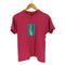 フルーツオブザルーム FRUIT OF THE LOOM 90S USA製 HABU BOX ゴーヤ プリント クルーネック Tシャツ シングルステッチ レディース 14-16