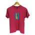 フルーツオブザルーム FRUIT OF THE LOOM 90S USA製 HABU BOX ゴーヤ プリント クルーネック Tシャツ シングルステッチ レディース 14-16