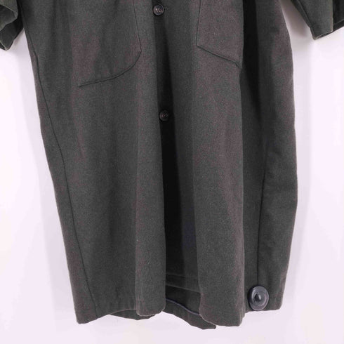 バージズブルック BASISBROEK ウール フーディーロングコート メンズ 3
