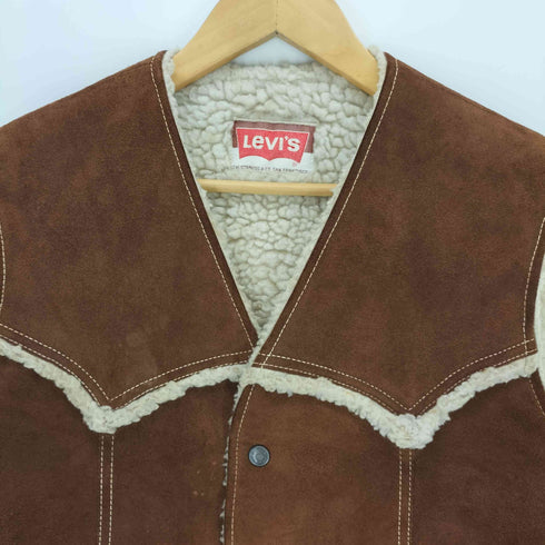 リーバイス Levis 裏地ボア スウェードベスト メンズ