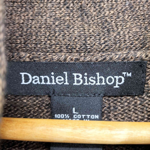 DANIEL BISHOP エルボーパッチショールカラーニット メンズ JPN:L