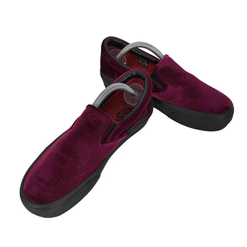 バンズ VANS V98THICK OP SLIP ON THICK ベルベット プラットフォーム スリッポン レディース JPN:23.5