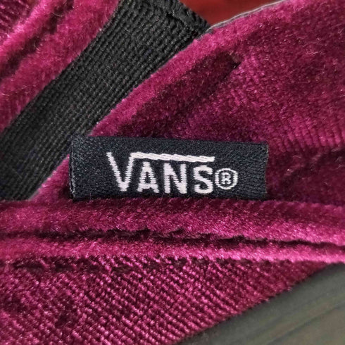バンズ VANS V98THICK OP SLIP ON THICK ベルベット プラットフォーム スリッポン レディース JPN:23.5